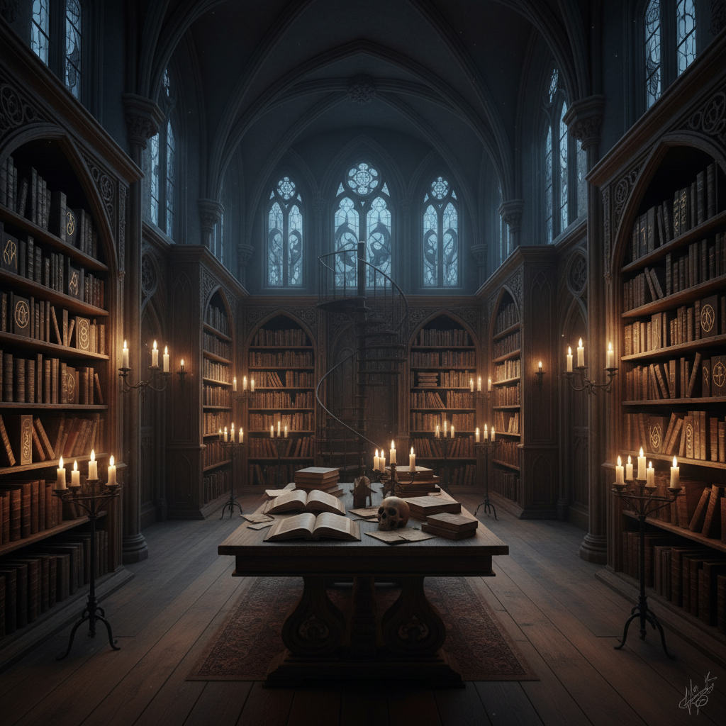 The Vampire's Library: Grimoires, Dark Texts & the Books That Built the Myth